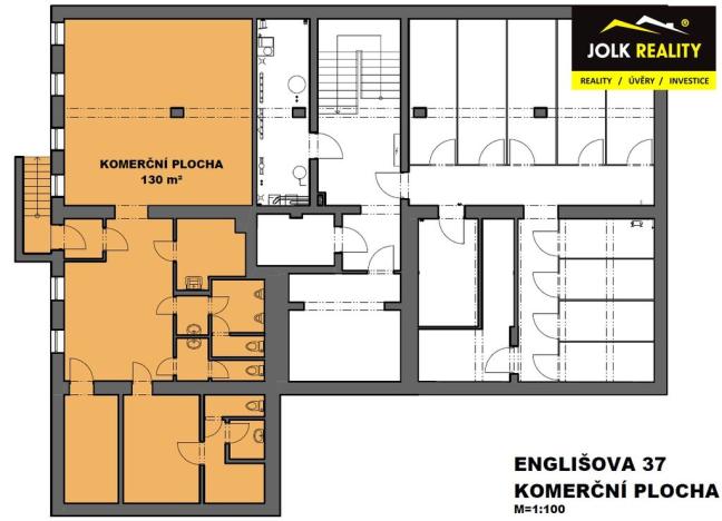 Prodej obchodního prostoru, Opava - Předměstí, Englišova, 130 m2