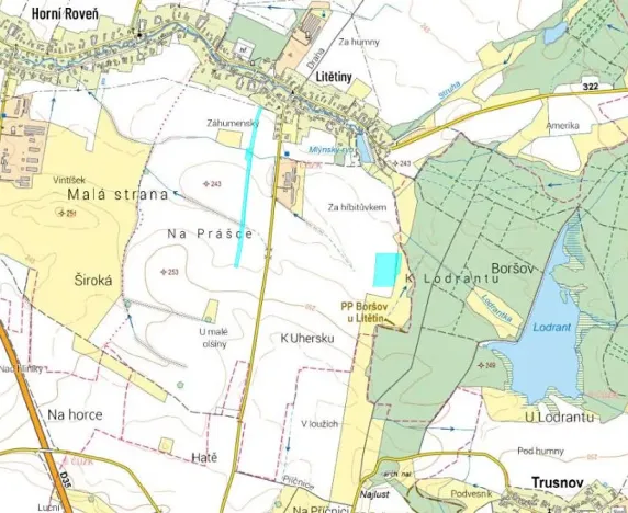 Prodej pole, Dolní Roveň, 15905 m2