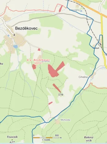 Prodej louky, Mileč, 64884 m2