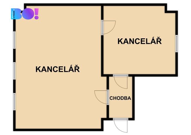 Pronájem kanceláře, Nový Jičín, K Nemocnici, 64 m2