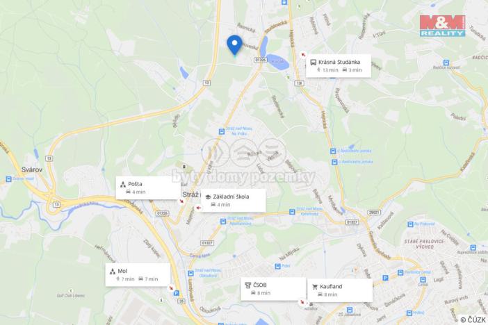 Prodej louky, Liberec, 1079 m2