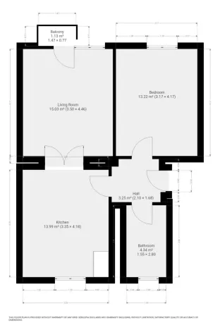 Pronájem bytu 2+1, Praha - Komořany, Krupná, 55 m2