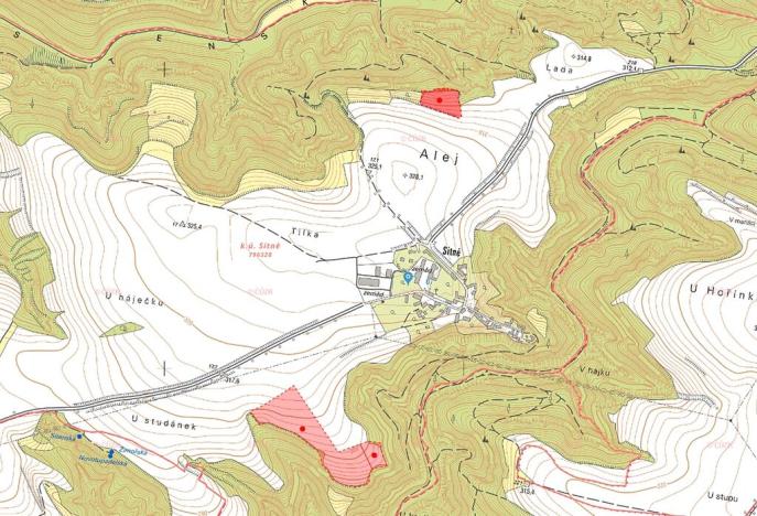Prodej pole, Želízy, 57781 m2