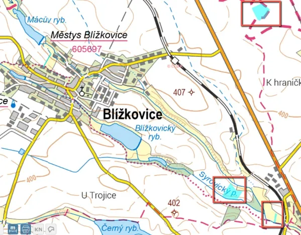 Prodej pole, Blížkovice, 49227 m2