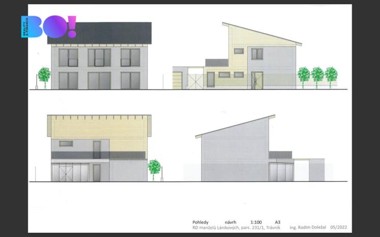 Prodej pozemku pro bydlení, Kroměříž - Trávník, 1000 m2
