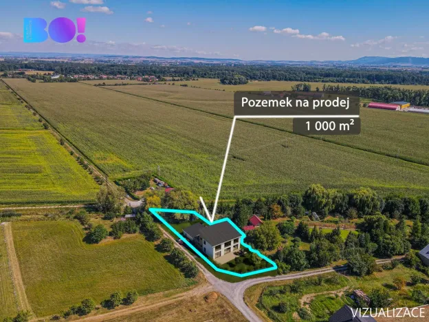 Prodej pozemku pro bydlení, Kroměříž - Trávník, 1000 m2