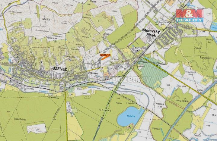 Prodej pole, Bzenec, 1065 m2