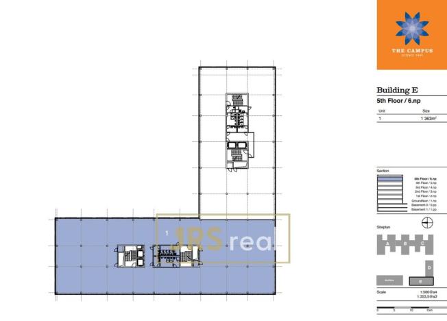 Pronájem kanceláře, Brno, 1363 m2