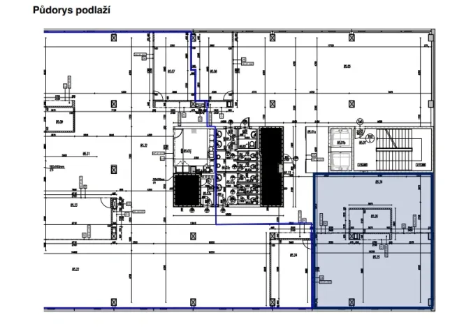 Pronájem kanceláře, Brno, Nové sady, 160 m2