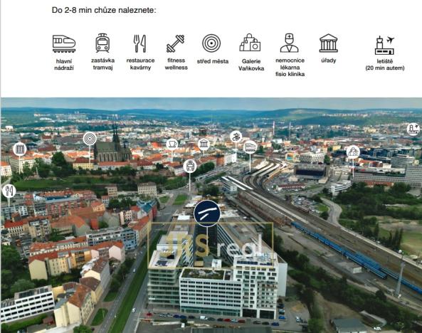 Pronájem kanceláře, Brno, Nové sady, 1500 m2