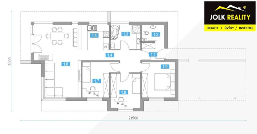 Prodej domu na klíč, Uhlířov, 127 m2