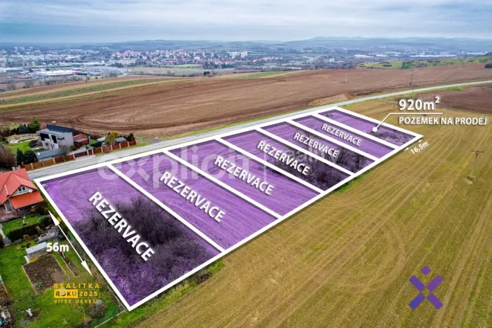 Prodej pozemku pro bydlení, Pohořelice, 920 m2