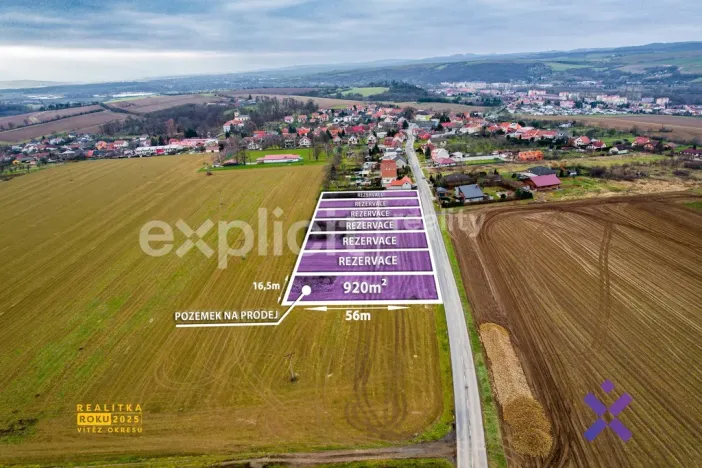 Prodej pozemku pro bydlení, Pohořelice, 920 m2