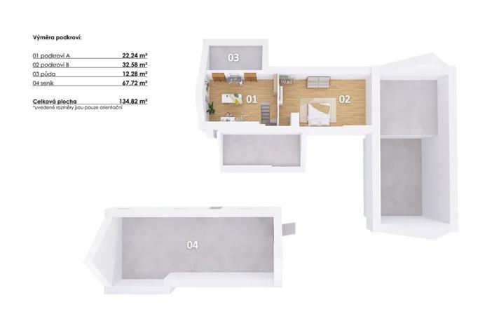 Prodej rodinného domu, Buš, 104 m2