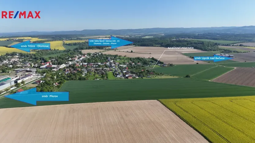 Prodej pozemku pro bydlení, Lazníky, 1050 m2