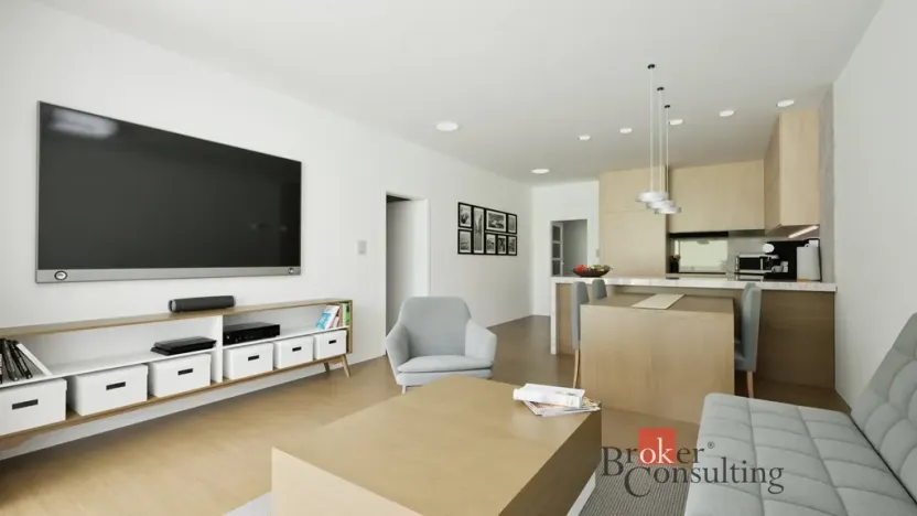 Prodej bytu 2+kk, Kaplice, Na Vyhlídce, 64 m2