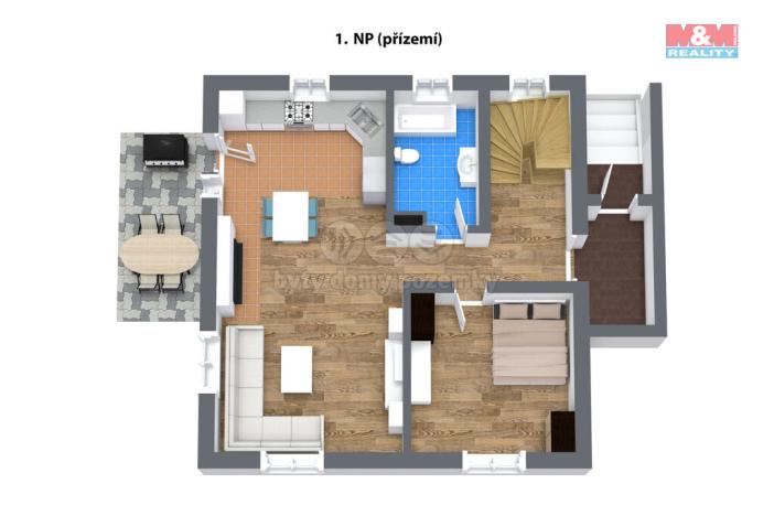 Prodej rodinného domu, Loket, Zahradní, 209 m2