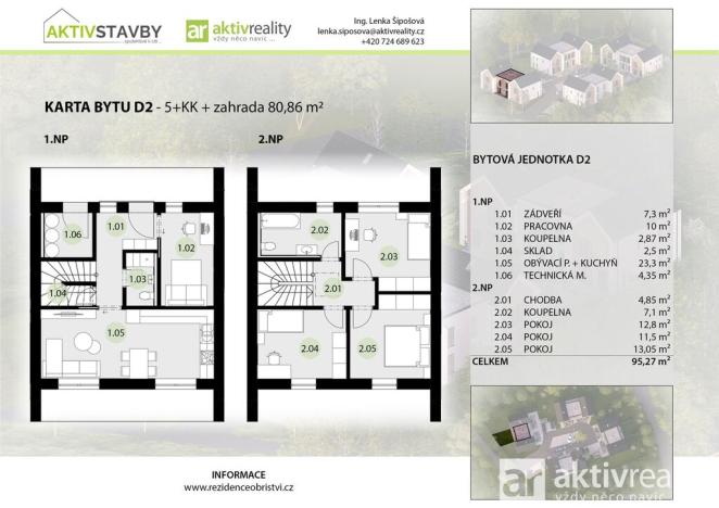 Prodej rodinného domu, Obříství, 99 m2