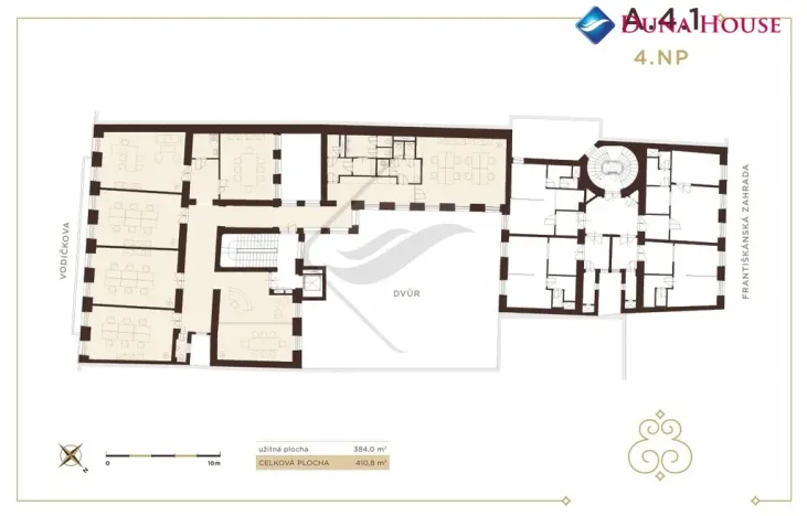 Pronájem kanceláře, Praha - Nové Město, Vodičkova, 411 m2