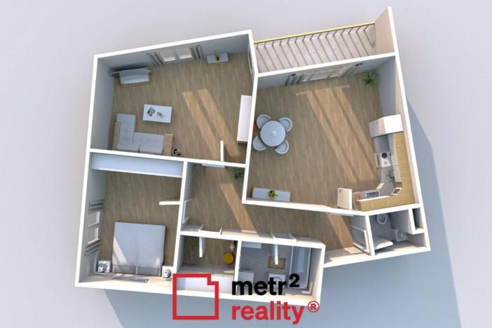 Prodej bytu 3+kk, Litovel, Severní, 87 m2