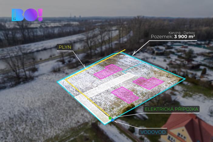 Prodej pozemku pro bydlení, Karviná, 3900 m2