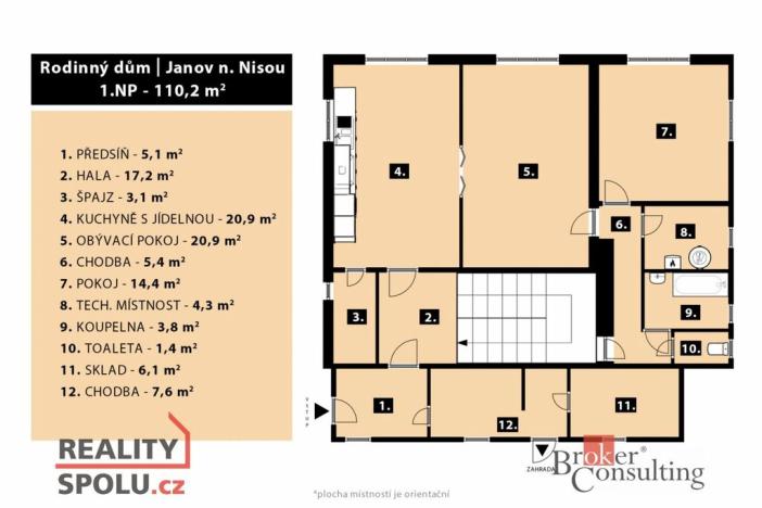 Prodej rodinného domu, Janov nad Nisou, 200 m2