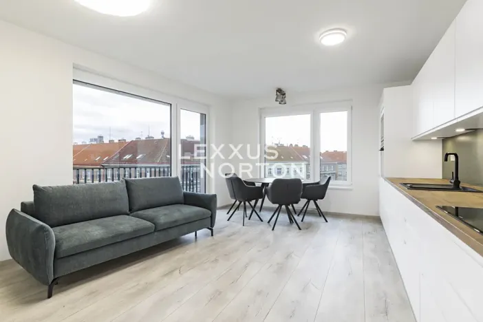 Pronájem bytu 2+kk, Praha - Vysočany, Střídavá, 60 m2