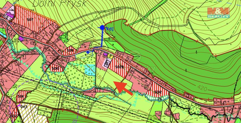 Prodej louky, Prysk, 4788 m2