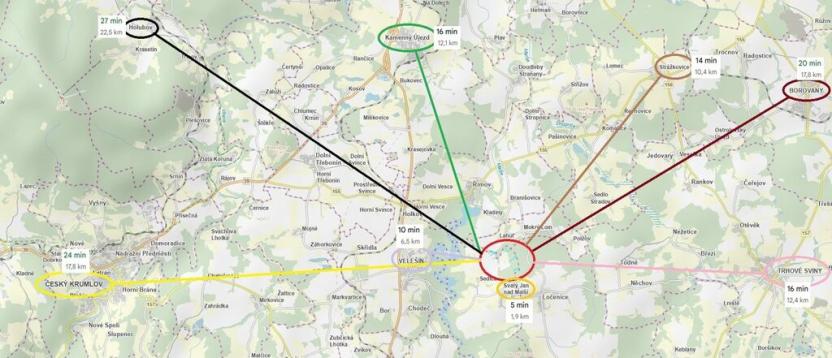 Prodej lesa, Svatý Jan nad Malší - Sedlce, 27831 m2