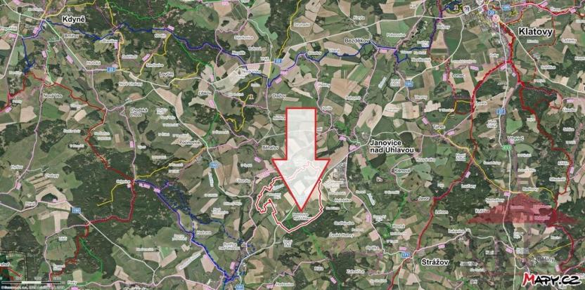 Prodej pozemku pro bydlení, Janovice nad Úhlavou, 11860 m2