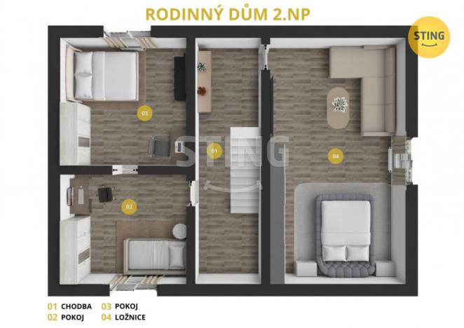 Prodej rodinného domu, Karolinka, Stanovnice, 97 m2