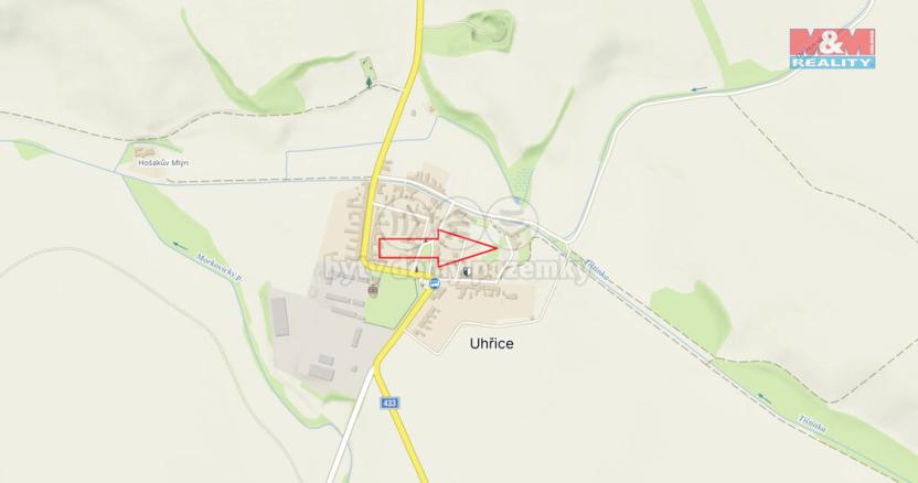Prodej pozemku pro bydlení, Uhřice, 936 m2