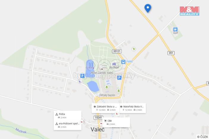 Prodej pozemku pro bydlení, Valeč, 939 m2