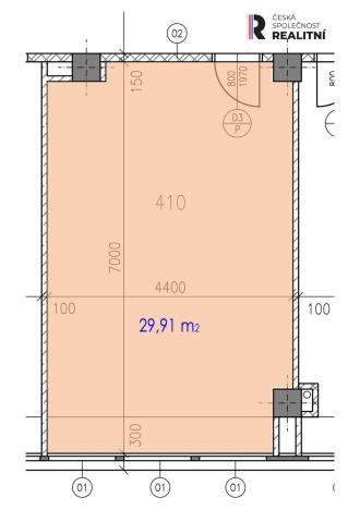 Pronájem kanceláře, Zlín, Kvítková, 25 m2