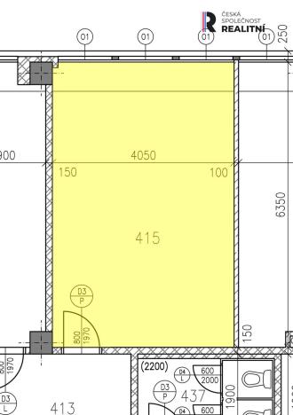 Pronájem kanceláře, Zlín, Kvítková, 18 m2