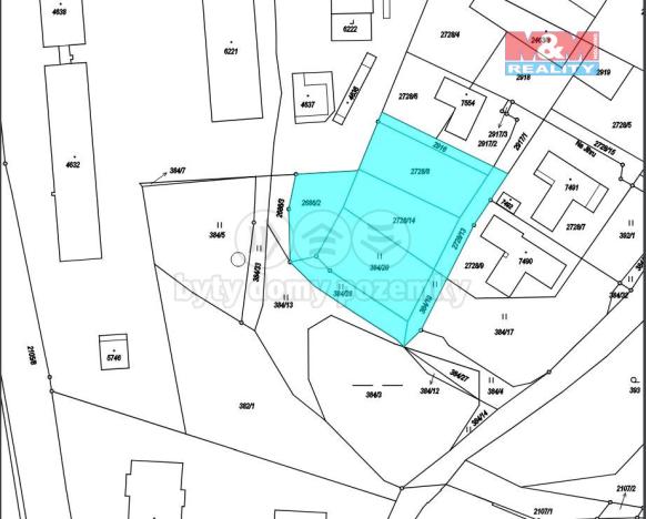 Prodej pozemku pro bydlení, Písek, Na Jihru, 2647 m2