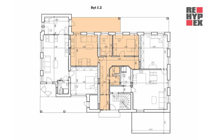 Prodej bytu 3+kk, Turnov, Jana Zajíce, 61 m2