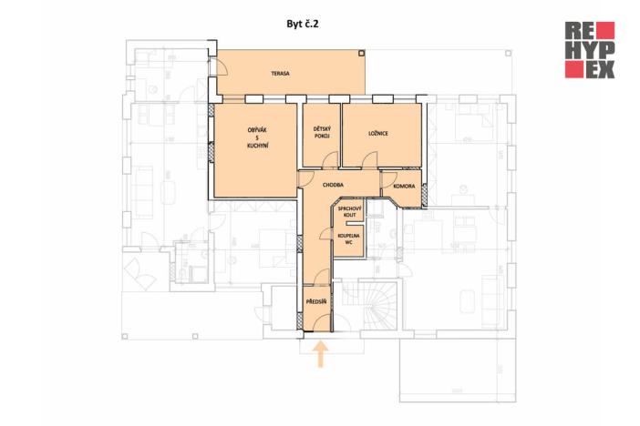 Prodej bytu 3+kk, Turnov, Jana Zajíce, 61 m2