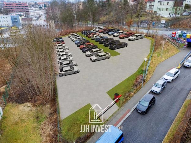 Pronájem komerčního pozemku, Liberec, Zeyerova, 3942 m2