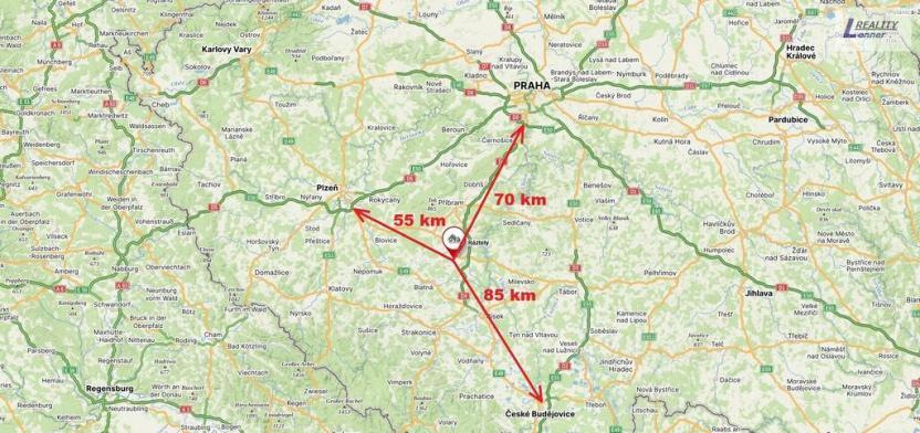Prodej pozemku pro bydlení, Mirovice - Ráztely, 2430 m2