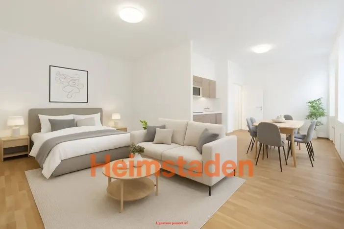 Pronájem bytu 1+kk, Ostrava - Moravská Ostrava, Veleslavínova, 37 m2