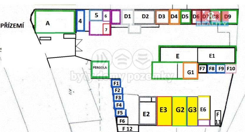 Pronájem skladu, Louny, Říční, 216 m2