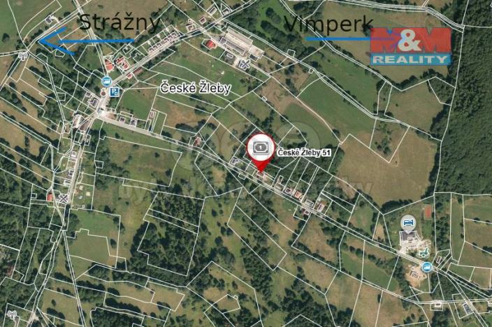 Pronájem bytu 2+kk, Stožec - České Žleby, 42 m2