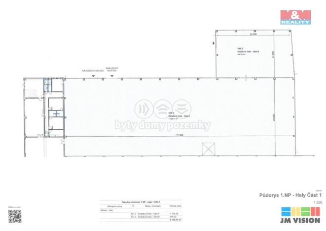 Pronájem skladu, Ostrava - Heřmanice, Orlovská, 2991 m2