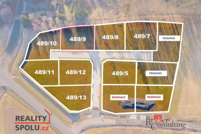 Prodej pozemku pro bydlení, Kamenný Újezd, 893 m2