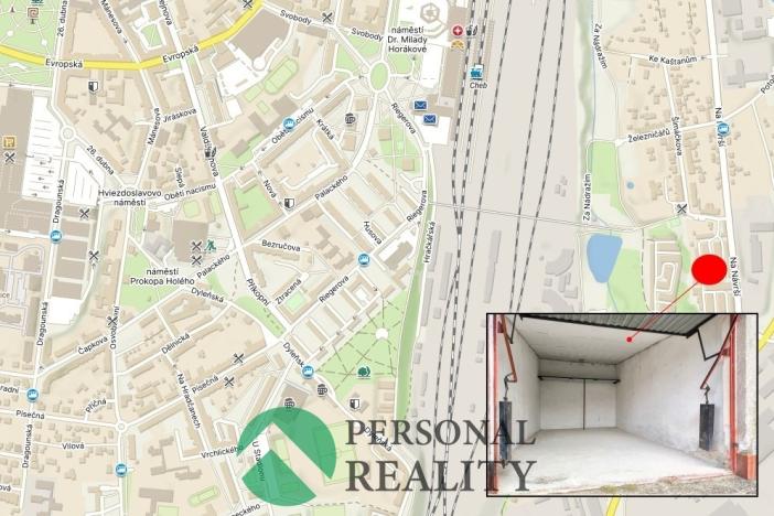 Prodej garáže, Cheb, Na Návrší, 27 m2