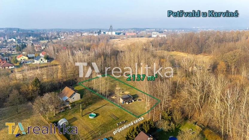 Prodej pozemku pro bydlení, Petřvald, Lesní, 2137 m2