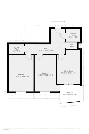 Pronájem bytu 3+kk, Praha - Hrdlořezy, Hrdlořezská, 64 m2