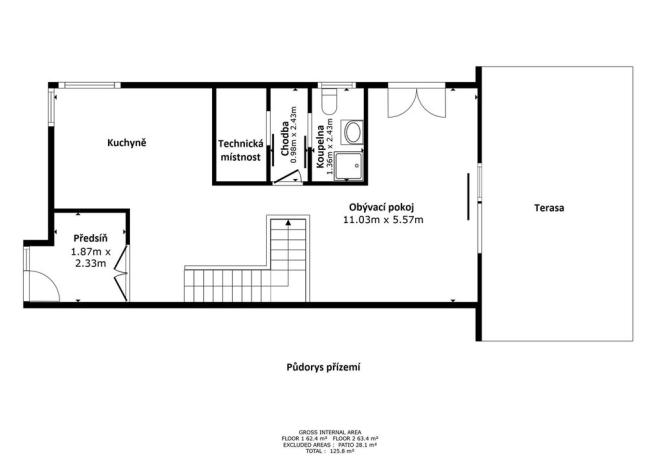 Prodej rodinného domu, Hýskov, K Jakubině, 142 m2