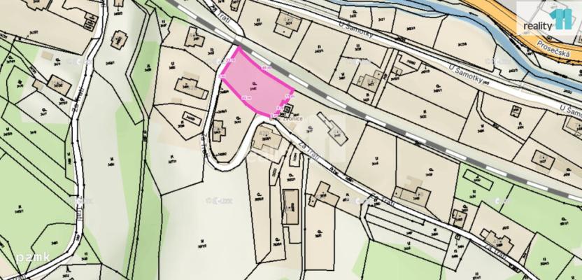 Prodej pozemku pro bydlení, Liberec - Liberec XXX-Vratislavice nad Nisou, Za Tratí, 1200 m2